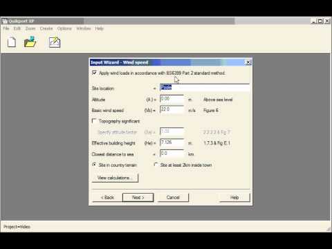 QUIKPORT portal frame design - Pt. 1 - INPUT Wizard