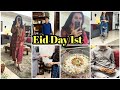 Eid Day first || how I spent my Eid Day with Family || our full dresses and details
