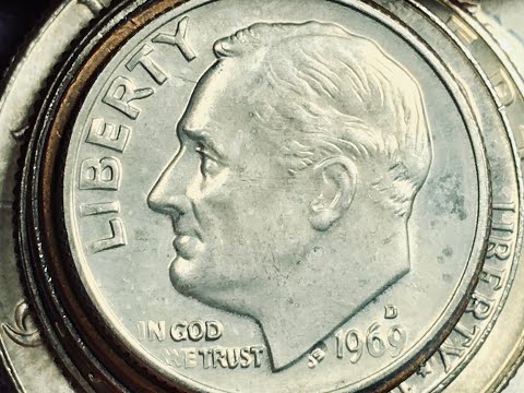 US 1969 Dimes Worth Money - United States 10 Cents Coins