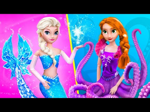 The Mermaids: Elsa and Anna / 30 Frozen DIYs