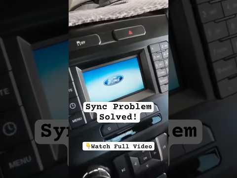 Ford Sync Problems Fixed
