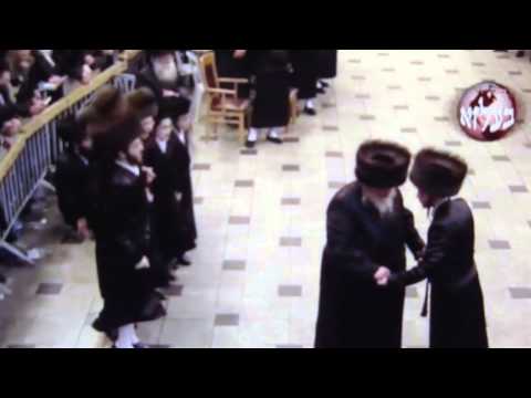 Belz Wedding 2014 - Part 44, Belz Rebbe Mitzvah Tantz 8