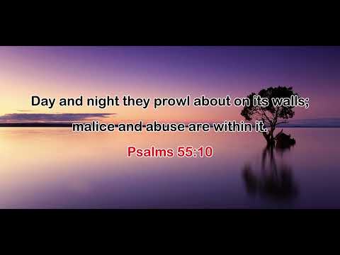 Book of Psalms | PSALM 55 |  @Yashwafrancis7  #jesus  #gospel #dailybibleverses