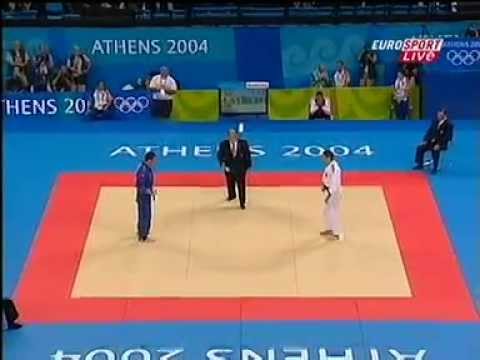 Judo Olympia Athen 2004 Mehman Azizov vs Florian Wanner