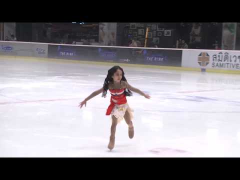 Fatmah Ashkanani Figure Skating Competition ISI Moana Character Spotlight  Delta Skate Asia 2018