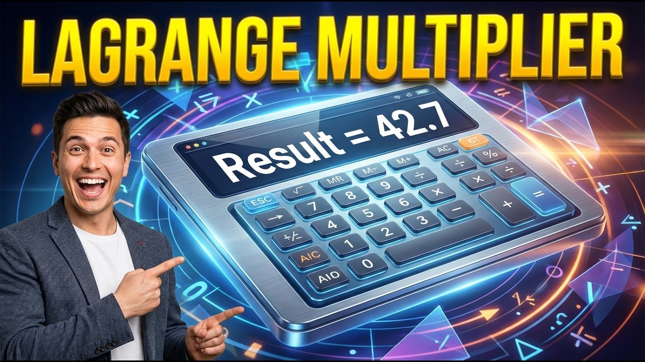 Lagrange Multiplier Interactive Calculator