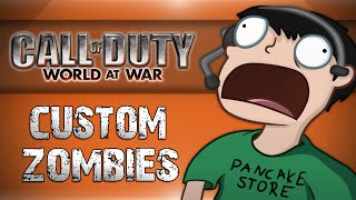 Call of Duty Custom Mod Zombies! - Daithi De Fail, Walking Glitch, DOUBLE VALUE! (Funny Moments)