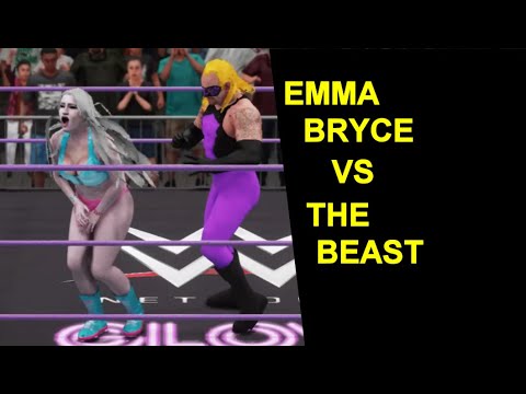 GLOW 1985 - Emma Bryce vs The Beast II - Extreme Knockout