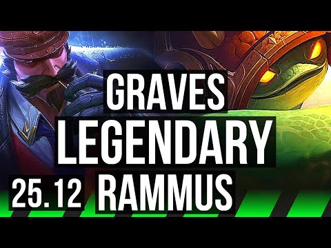 GRAVES vs RAMMUS (JGL) | 5k comeback, Legendary | NA Master | 25.12