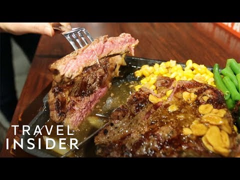 Japanese Steakhouse Makes You Eat Standing Up