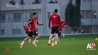 الحصة التدريبية الأولى للمنتخب الجزائري استعدادا لنهائيات كأس أمم إفريقيا 2025