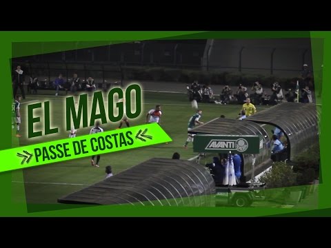 Valdivia dá passe de costas em vitória do Palmeiras no Campeonato Brasileiro