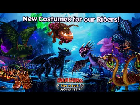 New Hidden World Dragon Costumes | Dragons: Rise of Berk Update 1.52.7