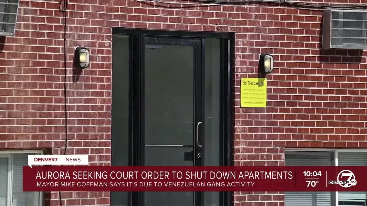 Aurora seeking court order to shut down apartments