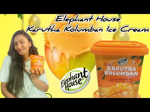 Lets Try Elephant House Karutha Kolumban Ice Cream / Ice Cream Review @ElephantHouseLK 