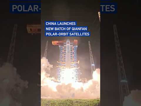China launches new batch of Qianfan polar-orbit satellites #coolchina
