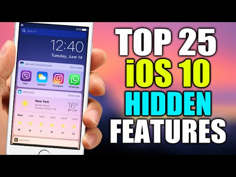 TOP 25 HIDDEN Features Of iOS 10
