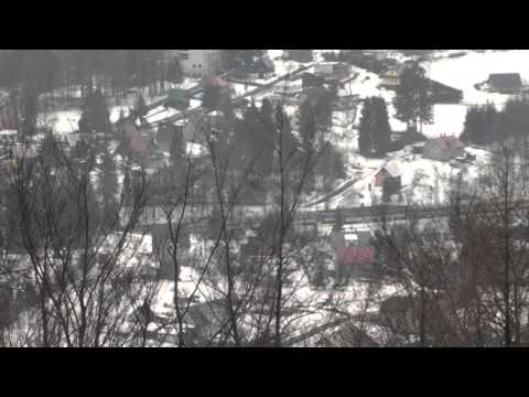 Odjezd Os 3137 z Kunčic pod Odřejníkem 3.3.2013