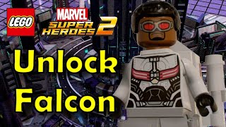 Unlock Falcon in LEGO Marvel Superheroes 2