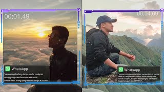 Download lagu Cara membuat story / status WhatsApp keren mudah || Tutorial story wa KineMaster mp3