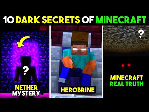 Top 10 *DARK SECRETS* 😱 Of Minecraft That Will Blow Your Mind | Minecraft Conspiracy Theories Part 2