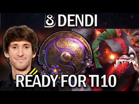 B8.DENDI PRACTICING PUDGE FOR TI10 - DOTA 2 7.29 GAMEPLAY