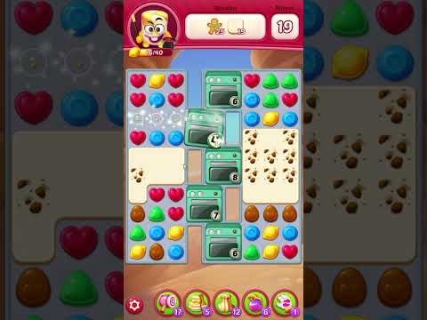 Lollipop Sweet Heroes Match 3 Level 195 no booster [Gameplay Walkthrough] [Puzzle1Studio]