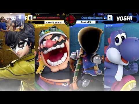 RCR 5 Doubles Losers Semis - Sauce/Quetip vs clementine/WastaKen - SSBU Smash Ultimate