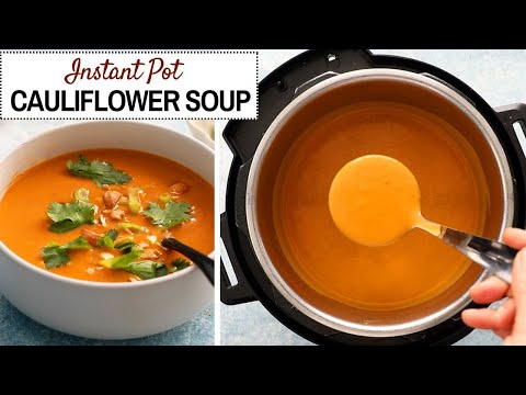 Thai Cauliflower & Carrot Soup - Tasty way to enjoy your veggies!