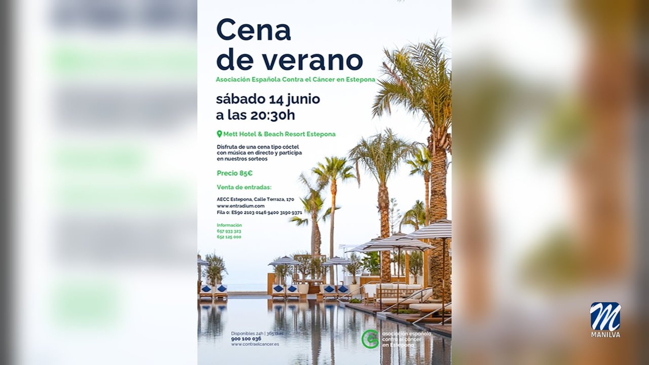 Cena de Verano – Asociación contra el Cáncer Estepona