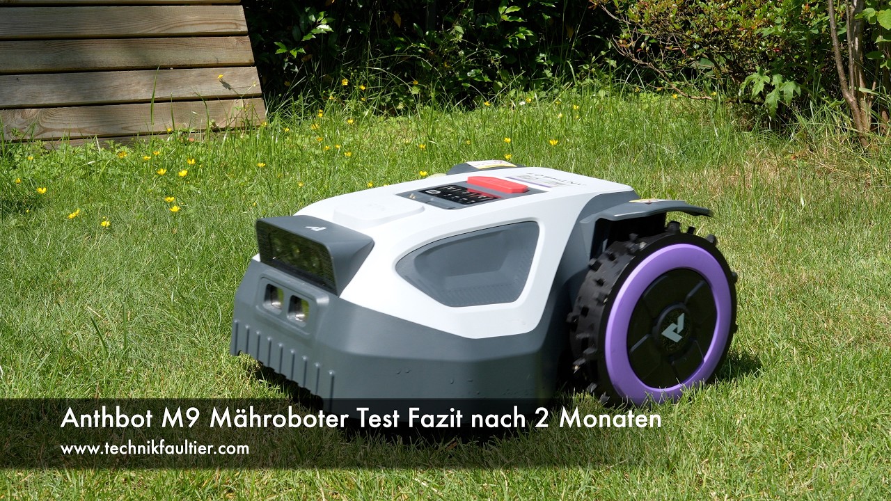 ANTHBOT M9 Mähroboter Test Fazit nach 2 Monaten - günstiger zum Prime Day