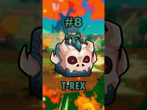 Top 10 Highest Damage Fruits in Blox Fruits #bloxfruits