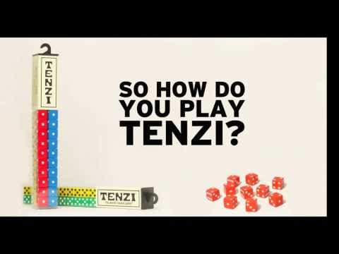 Tenzi Select - The Fast-Paced Dice Rolling Game in Fun Patterns - Jet Set
