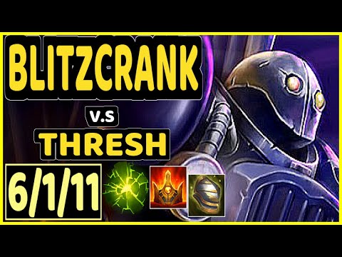 PROFESSOR (BLITZCRANK) vs THRESH - 6/1/11 KDA BOTTOM SUPPORT CHALLENGER GAMEPLAY - BR