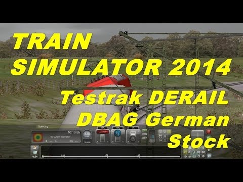 TS2014 DBAG Red DERAILS On TestTrak
