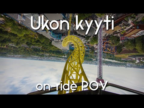 Ukon kyyti - on-ride POV - Linnanmäki (4K)