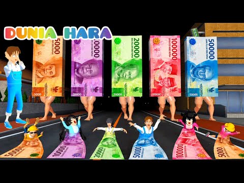 Anomali Uang Keliling Kota Sakura | Yuta Jadi Miskin Vs Anomali Uang 😱 | Dunia Hara Sakura