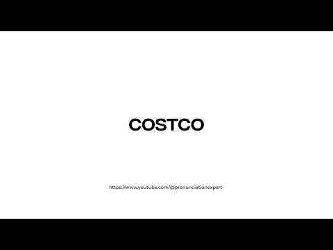 How to pronounce Costco