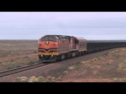Streamliner CLP8 leads 1911s near Coondambo