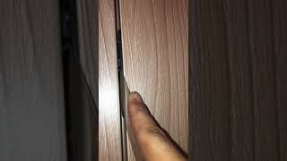 How to open magnetic bathroom door latch once locked