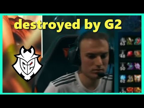 Perkz runs down Mid while his Team dies to G2