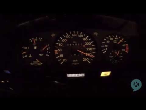 Mercedes-Benz SEC560 acceleration 0-250km/h