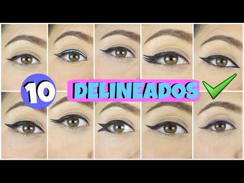 10 MANERAS DE HACERTE EL DELINEADO DE OJOS FACILES | NatyGloss