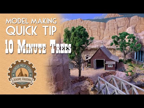 Model Making Quick Tip | 10 Minute Trees