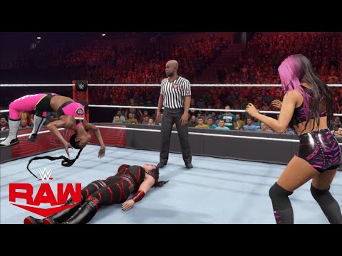 WWE 2K22 RAW DAKOTA KAI VS ANGELA PONTARELLI VS BIANCA BELAIR