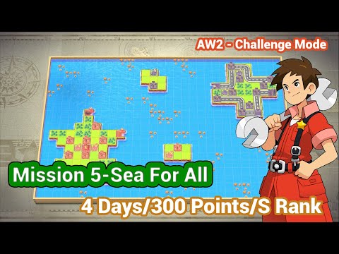 AW2 - Mission 5 - Sea For All - Challenge Campaign | Advance War 1+2 Re-boot Camp