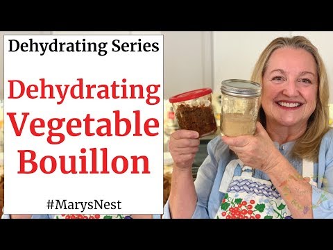 Dehydrating Homemade Vegetable Bouillon - FOOD...