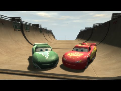 GTA 4 Lightning McQueen Mega Ramp Crash Test (#3)