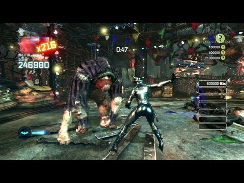 Batman: Arkham City Armored Edition - Wii U B.A.T. Mode - The Joker's Carnival [as Catwoman]