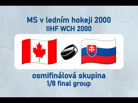 MS v ledním hokeji 2000, CAN-SVK (osmifinálová skupina)